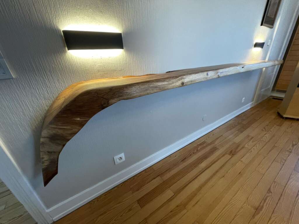 Console sur mesure en bois massif