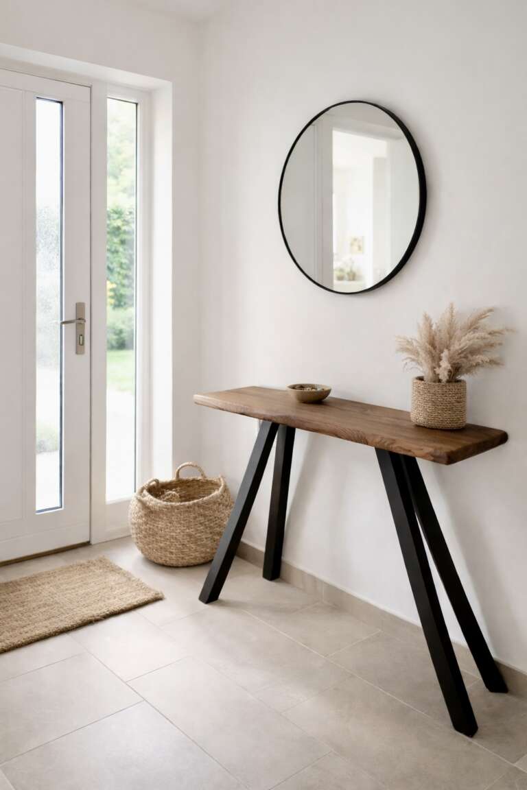 Console en noyer