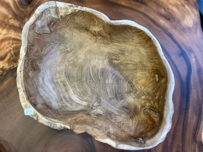 vide-poche en bois naturel brut – Mazawood