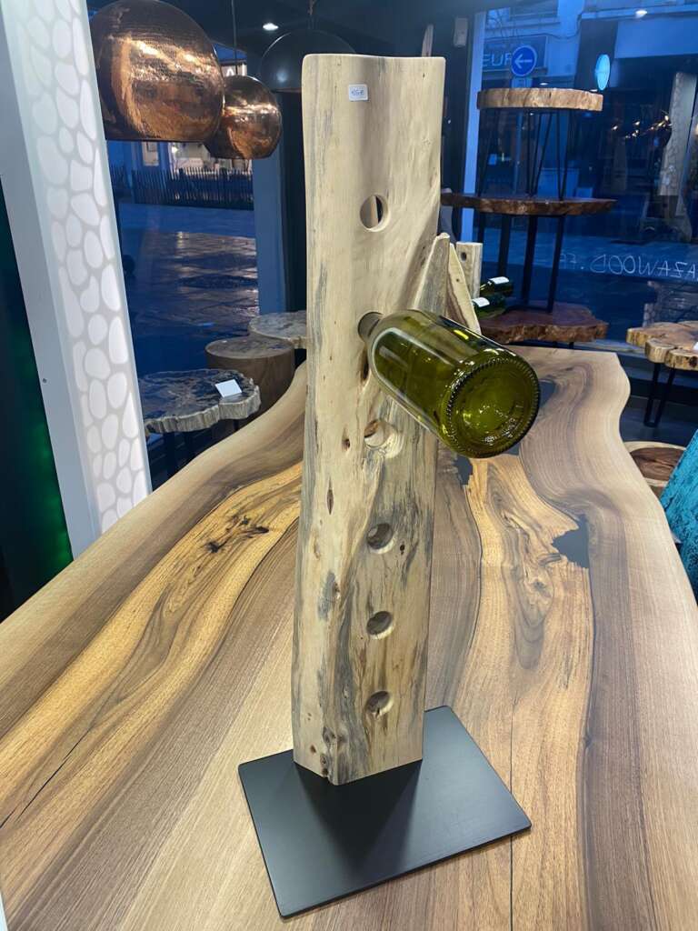 porte-bouteilles en bois palissandre vertical 6 bouteilles – Mazawood