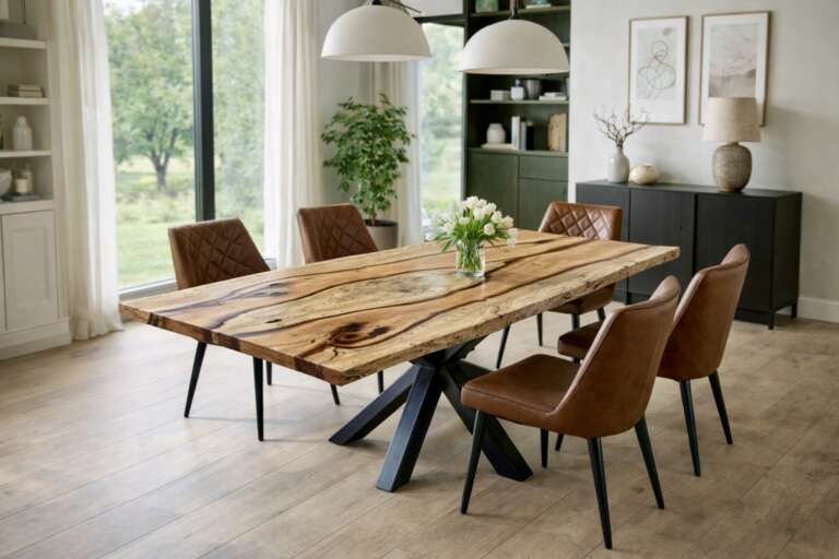 Plateau en palissandre des Indes T9