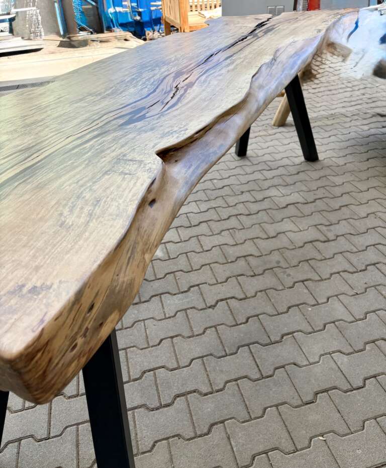 table mange debout en palissandre des indes