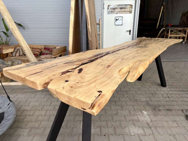 table mange debout en palissandre des indes