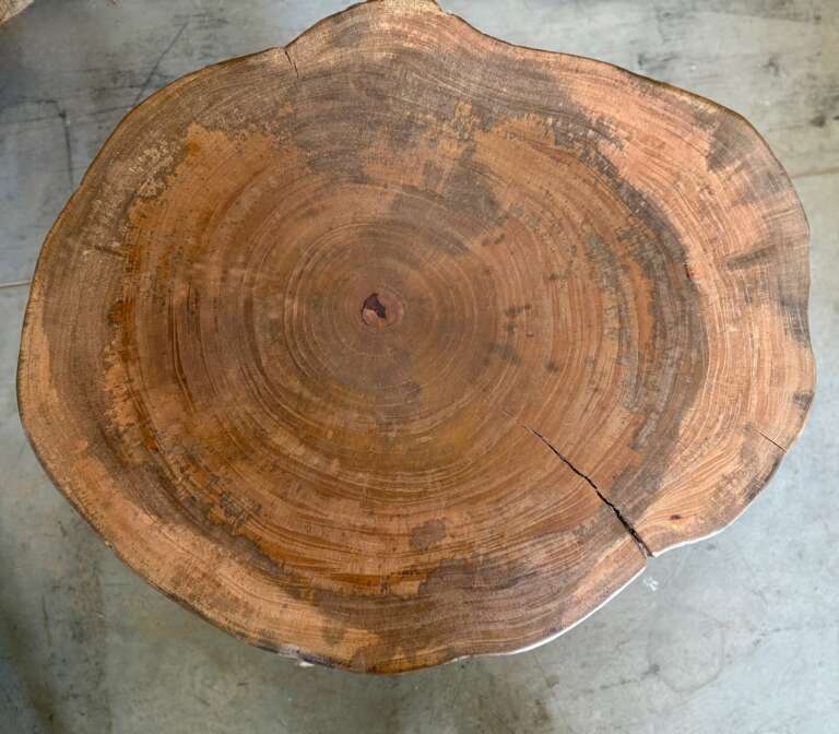 table basse en manguier massif